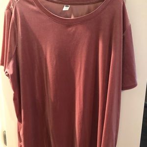 Old navy pink velvet top